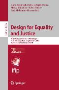 Design for Equality and Justice: Interact 2023 Ifip Tc 13 Workshops, York, Uk, August 28 - September 1, 2023, Revised Selected Papers, Part II