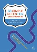66 Simple Rules for Entrepreneurs: A Roadmap for Improved Performance
