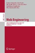 Web Engineering: 24th International Conference, Icwe 2024, Tampere, Finland, June 17-20, 2024, Proceedings