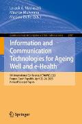 Information and Communication Technologies for Ageing Well and E-Health: 9th International Conference, Ict4awe 2023, Prague, Czech Republic, April 22-