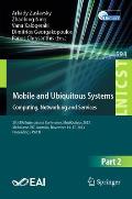 Mobile and Ubiquitous Systems: Computing, Networking and Services: 20th Eai International Conference, Mobiquitous 2023, Melbourne, Vic, Australia, Nov