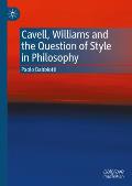 Cavell, Williams and the Question of Style in Philosophy