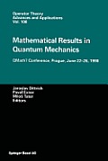 Mathematical Results in Quantum Mechanics: Qmath7 Conference, Prague, June 22-26, 1998