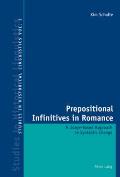 Prepositional Infinitives in Romance: A Usage-Based Approach to Syntactic Change
