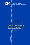 Genre Variation in Business Letters: Second Printing