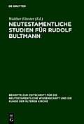 Neutestamentliche Studien f?r Rudolf Bultmann