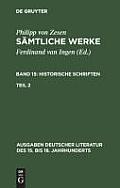 S?mtliche Werke. Bd 15: Historische Schriften. Bd 15/Tl 2