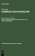 Pseudo-Dionysius Areopagita. de Divinis Nominibus