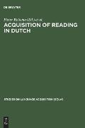 Acquisition of Reading in Dutch