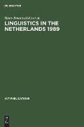 Linguistics in the Netherlands 1989