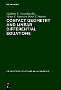 Contact Geometry and Linear Differential Equations