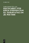 Festschrift F?r Erich Steffen Zum 65. Geburtstag Am 28. Mai 1995: Der Schadensersatz Und Seine Deckung