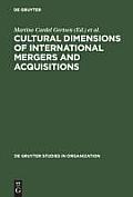 Cultural Dimensions of International Mergers and Acquisitions