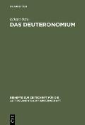 Das Deuteronomium: Politische Theologie Und Rechtsreform in Juda Und Assyrien