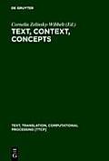Text, Context, Concepts