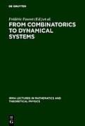 From Combinatorics to Dynamical Systems: Journ?es de Calcul Formel, Strasbourg, March 22-23, 2002