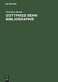 Gottfried Benn Bibliographie: Sekundarliteratur 1957-2003