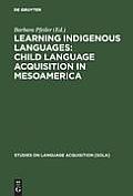 Learning Indigenous Languages: Child Language Acquisition in Mesoamerica