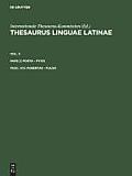 Thesaurus Linguae Latinae: Pubertas-Pulso