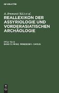 Reallexikon der Assyriologie Und Vorderasiatischen Archaologie