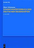 Synonymworterbuch Der Deutschen Redensarten