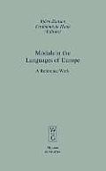 Modals in the Languages of Europe: A Reference Work