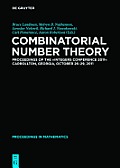 Combinatorial Number Theory: Proceedings of the Integers Conference 2011, Carrollton, Georgia, Usa, October 26-29, 2011