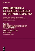 Commentaria Et Lexica Graeca in Papyris Reperta (Clgp), Fasc. 2.1, Alcman