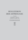 Reallexikon Der Assyriologie Und Vorderasiatischen Arch?ologie. Band 15