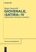 Giovenale, Satira IV: Introduzione, Traduzione E Commento
