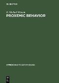 Proxemic Behavior: A Cross-Cultural Study