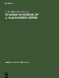 Studies in Honor of J. Alexander Kerns