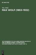 Max Wolf (1863-1932): Ein Gedenkblatt