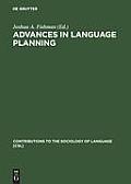 Advances in Language Planning