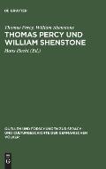 Thomas Percy Und William Shenstone: Ein Briefwechsel Aus Der Entstehungszeit Der Reliques of Ancient English Poetry