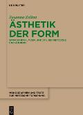 ?sthetik Der Form: Sprachkritik, Musik Und Stil Bei Nietzsche Und Adorno