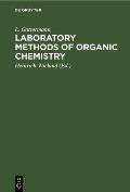 Laboratory Methods of Organic Chemistry