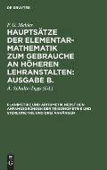 Planimetrie Und Arithmetik Nebst Den Anfangsgr?nden Der Trigonometrie Und Stereometrie Und Drei Anh?ngen