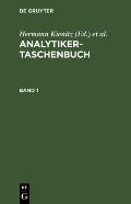 Analytiker-Taschenbuch. Band 1