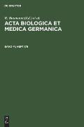 ACTA Biologica Et Medica Germanica. Band 41, Heft 7/8