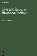 ACTA Biologica Et Medica Germanica. Band 36, Heft 9
