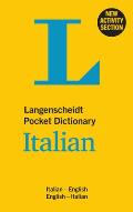 Langenscheidt Pocket Dictionary Italian Italian English English Italian New Edition