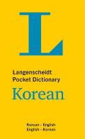 Langenscheidt Pocket Dictionary Korean Korean English English Korean