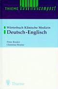 Thieme Leximed Compact: Worterbuch Klinische Medizin, Deutsch-English
