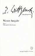 Wiener Ausgabe: Band 1: Philosophische Bemerkungen