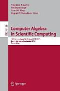 Computer Algebra in Scientific Computing: 15th International Workshop, Casc 2013, Berlin, Germany, September 9-13, 2013, Proceedings