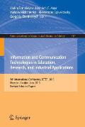 Information and Communication Technologies in Education, Research, and Industrial Applications: 9th International Conference, Icteri 2013, Kherson, Uk