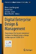 Digital Enterprise Design & Management: Proceedings of the Second International Conference on Digital Enterprise Design and Management Ded&m 2014