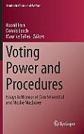 Voting Power and Procedures: Essays in Honour of Dan Felsenthal and Mosh? Machover
