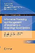 Information Processing and Management of Uncertainty: 15th International Conference on Information Processing and Management of Uncertainty in Knowled